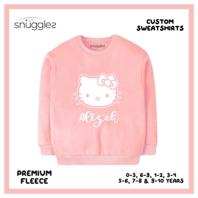 Custom Sweatshirt with Hello Kitty