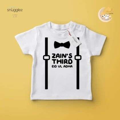 Custom T-Shirt Eid with Bow and Tie